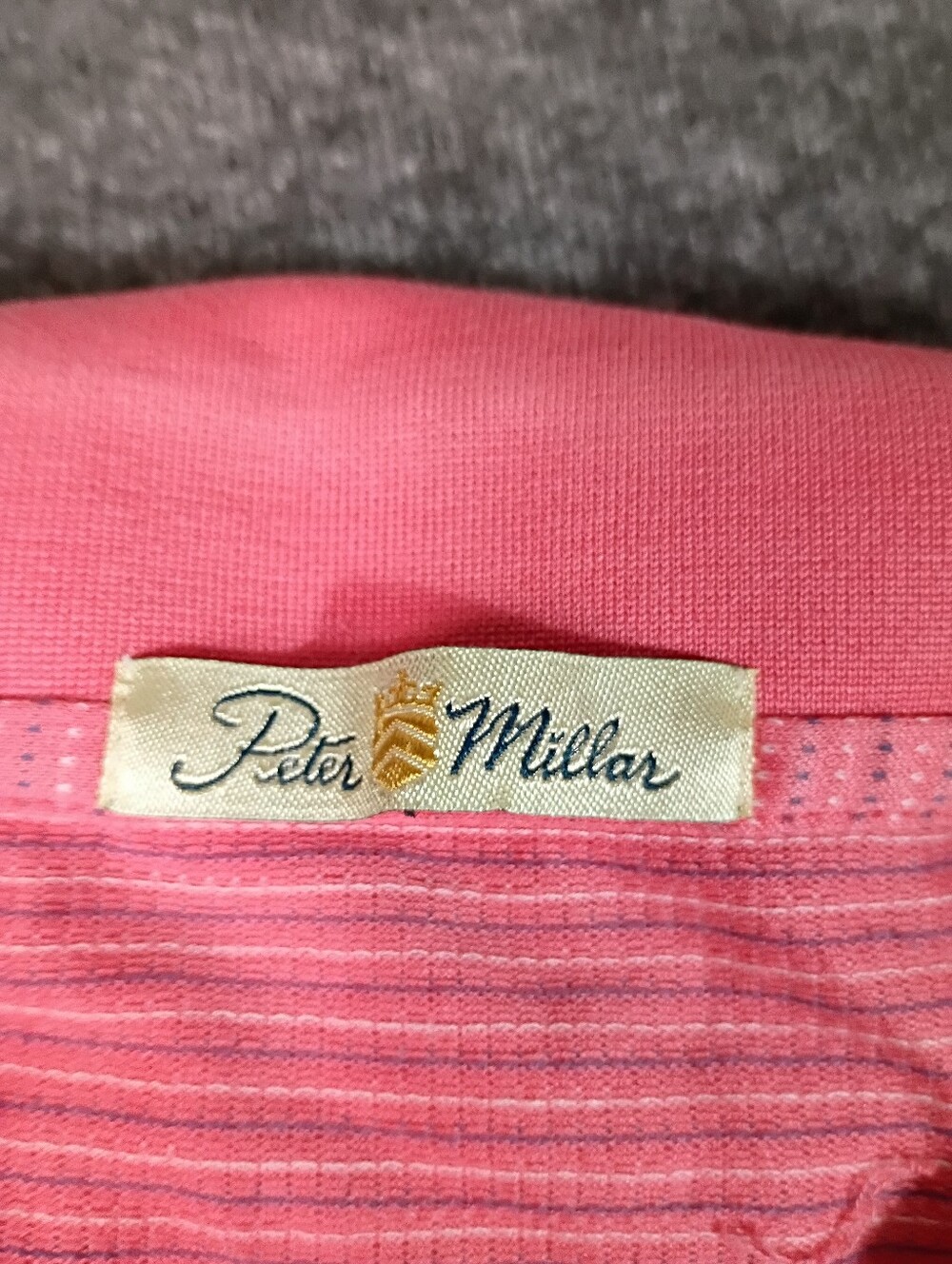 Peter Millar Golf Polo Shirt Mens XL Pink Double Mercerized Cotton Korea Luxury - Picture 12 of 12